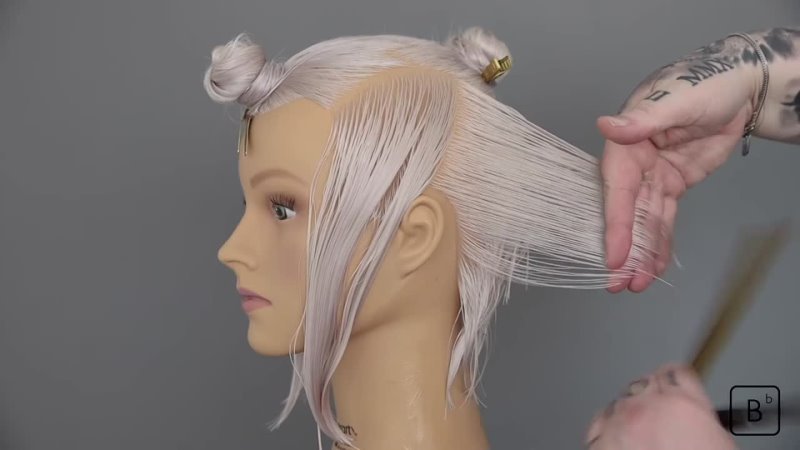 Ben Brown Bbeducation - Beautiful stacked INVERTED Bob tutorial by Ben Brown