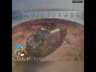 Козак-2М1 - уничтожен  Севернее с. Новопрокоповка в Запорожской области. Бойцы из БОБР, FPV-дроном у