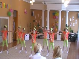 районный фестиваль ритмической гимнастики 2015 МБДОУ №151 ( работа) дети 6-7 лет