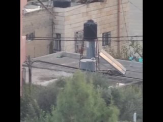 Part of the ongoing clashes with the occupation zombie forces as they besieged a house in the town of Abu Dis, east of occupied