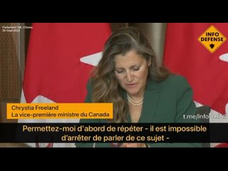 🇨🇦 ️Le gouvernement canadien est activement occupé à étouffer le scandale en lien avec l’ovation faite à un ancien nazi ukrainie