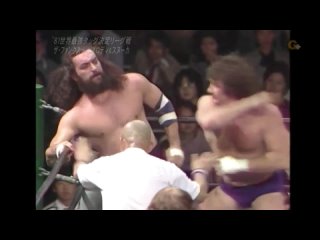 Bruiser Brody & Jimmy Snuka vs. Dory Funk Jr. & Terry Funk - AJPW Real World Tag League 1981 - Day 16 ()