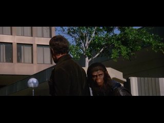 Завоевание планеты обезьян фантастика приключения боевик 1972 США (фильм 4)