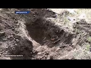 В районе села Данило-Ивановка обнаружены останки семи бойцов Красной Армии