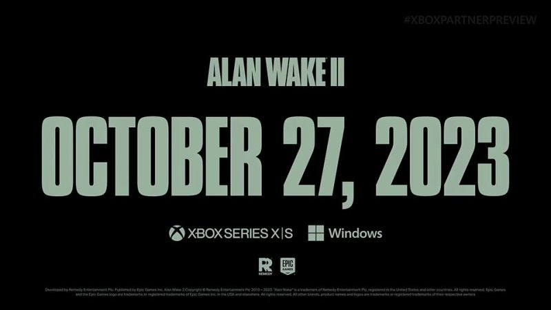 Alan Wake 2 Official Saga Anderson Gameplay Trailer