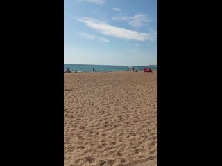 Сегодня 22 сентября 2023 года пляж после обеда в станице Благовещенской! ( Черное море, Анапский район)