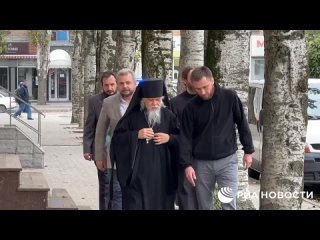 Епископ Верейский Пантелеймон (Шатов) посетил Мелитополь, в рамках визита священнослужитель передал Семистрельную икону Божией м