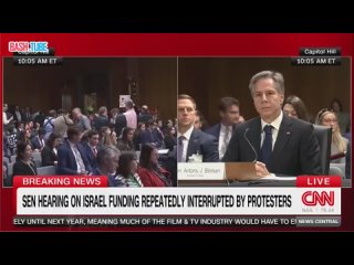 🇺🇸 Протестующие ворвались в Конгресс США во время выступления Блинкена с требованием прекратить огонь в секторе Газа
