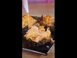 суши-запеканка с креветками