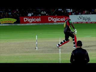 GAYLE FORCE at Warner Park as Chris Gayle took on the Knight Riders bowling attack