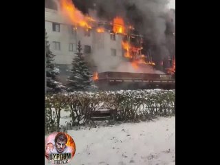В Набережных Челнах почти полностью сгорел отель «Камарумс»
