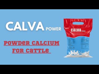 Calva Power - Calcium Powder Supplement for Cattle by Niceway India