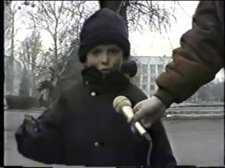 «Открытый микрофон». Дети отвечают, каким должен быть мэр города, Красноармейск, 1998 год