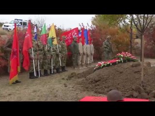 Церемония перезахоронения останков воинов, погибших в годы Великой Отечественной войны на подходе к городу Мелитополю, прошла в
