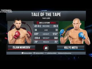 UFCMMAFIGHTS INFO Ислам Мамедов vs Киллис Мота ПОЛНЫЙ БОЙ!