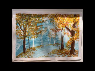 Выставка-конкурс рисунков “Осенняя пора, очей очарованье...“