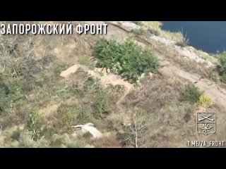 ️ Наши бойцы успешно атакуют отряды врага с помощью FPV-дронов