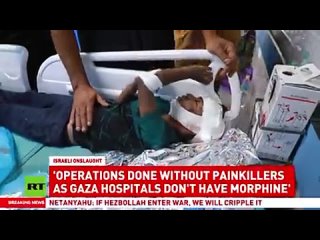 ️In addition to devastating strikes on Gaza, Israel has blocked supplies of food, medicine, water, and electricity there