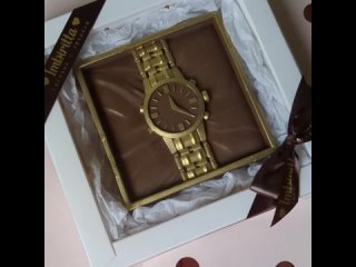Шоколад для мужчины в виде часов
