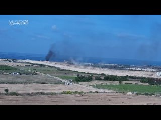 Палестинские медиаресурсы выложили видео недавних столкновений к северу от сектора Газа на подступах к Ашкелону.