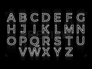 neon-alphabet