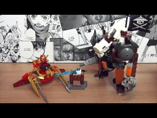 NinjaGo MOCset [МКС#15] Alternative LEGO SET “Pirat Mech Attack“/MOC Review by Shiro