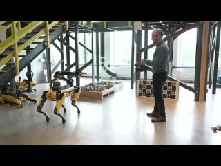 В робота от Boston Dynamics добавили ChatGPT и сказали найти Йети. Он ходил по офису и спрашивал, видели ли они что-то странное.