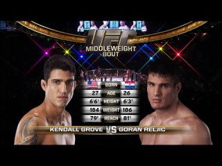 Kendall Grove vs. Goran Reljic UFC 116 - 3 июля 2010