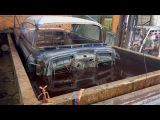 [minute_of_dangle] 1954 Cadillac Coupe Deville chemical paint and rust removal