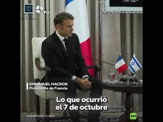“Una necesidad“: Macron describe los ataques de Israel como “selectivos“