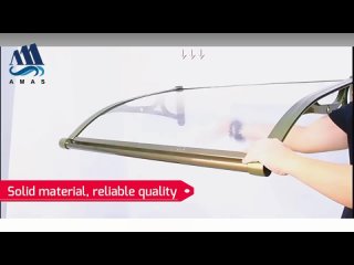How to install a polycarbonate plastic awning - step by step