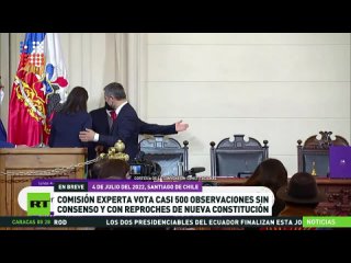 Comisión Experta en Chile vota casi 500 observaciones sin consenso de nueva Constitución
