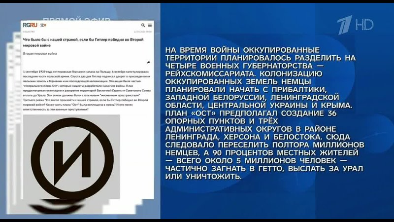 Время Покажет 10:50 Руслан Осташко, Олеся Лосева. телеканал