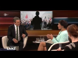 Wagenknecht bei „Lanz“-Talk: „Menschen haben Angst“