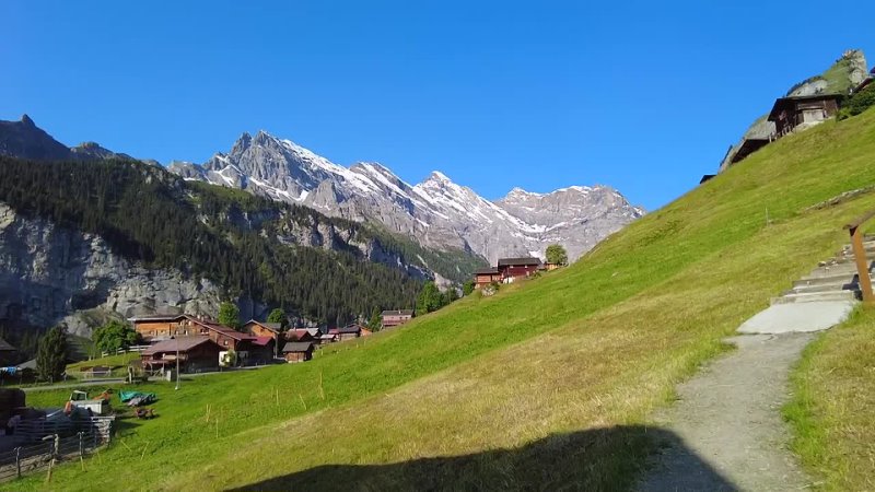 Гиммельвальд, Швейцария / Экскурсия по швейцарской деревне / Самые красивые деревни Швейцарии