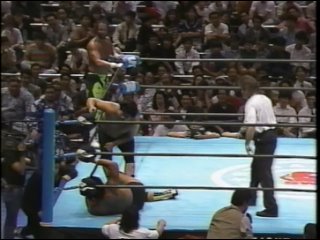 SWS -Genichiro Tenryu, Randy Savage VS Yoshiaki Yatsu, King Haku (6-7-91)