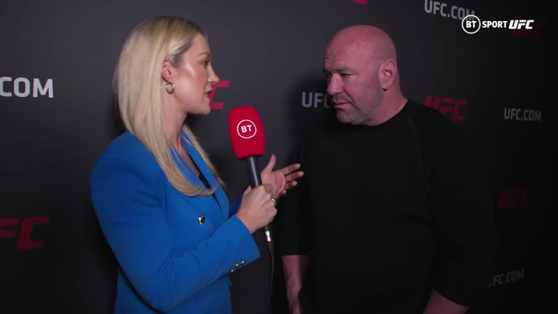 Its the biggest Fight Night in UFC history Dana White reacts to UFC