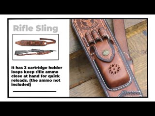Carry in Style: Gun Sling with Ammo Pouch  Ultimate Comfort!