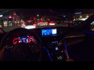 2021 Acura TLX A-Spec SH-AWD POV Night Drive (3D Audio)(ASMR)
