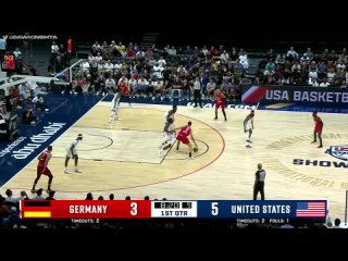 Баскетбол Обзор матча США - Германия Чемпионат мира