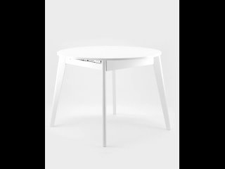 Стол обеденный круглый Rondo D100 Белый в интернет-магазине Vobox