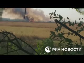 Во вторник, украинские военные предприняли попытку атаки на направлении к Запорожью, с целью поджечь минные поля. Однако российс