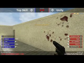 Stream cs 1.6 // Unity -vs- Top Skill // Final  CUP @ bo3 [First Map] @ by kn1fe