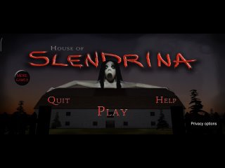 Прохождение хоррора на android house of slendrina, дом слендерины ходим по дому слендерины и воруем 😂😂😂😂😂👍