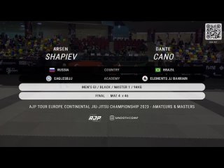 fin Arsen Shapiev vs Dante Cano - AJP EUROPE CONTINENTAL 2023