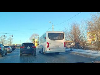 Идеальные дороги в Комсомольске-на-Амуре после прохождения первого снега