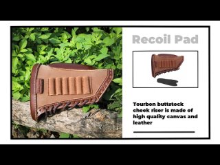 Upgrade your rifle with TOURBON's Recoil-Reducing Buttstock Cover!