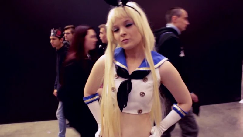 Kantai Collection Shimakaze Cosplay at Comic Con Russia 2017