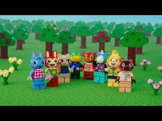 Анонс новой серии LEGO “Animal Crossing“.