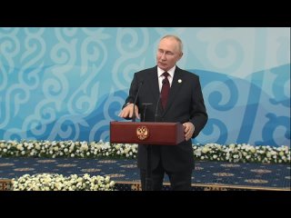 По итогам двухдневного визита в Киргизию Владимир Путин ответил на вопросы представителей СМИ